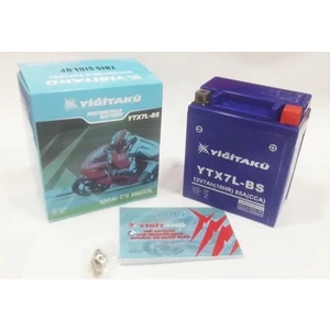 Yiğit Akü 12 V 7 Ah Amper Yiğit Akü YTX7L Bs Motosiklet Aküsü