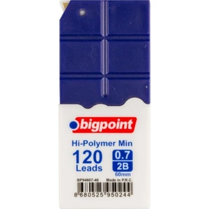 Bigponit Hi-Polymer Min 0.7 2b 60 mm Uç Tüp Koyu Mavi 120'LI