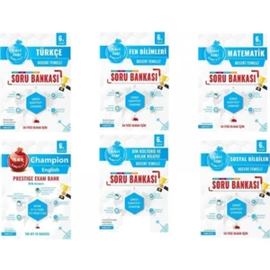 Nartest Yayınevi 6. Sınıf Mavi Seri Soru Bankası Set ( 6 Kitap )