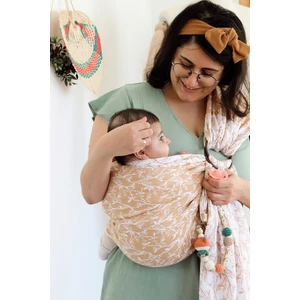 Halka Sling - Babysling -  Spring Branch- Bebek Taşıyıcı - Pamuk - Taşıma Şalı