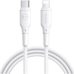 Ca-7290 20W Pd Flexible Serisi Type-C To Lightning Data-Şarj Kablosu 1.2M-Beyaz