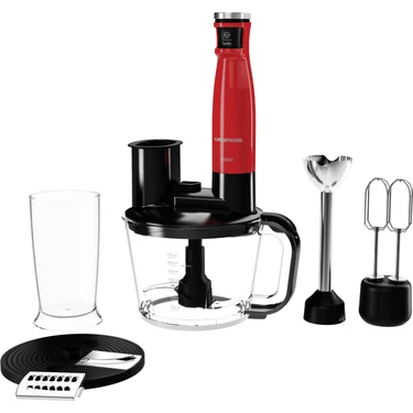 Grundig RHB 4050 K Kırmızı Rendeli Blender