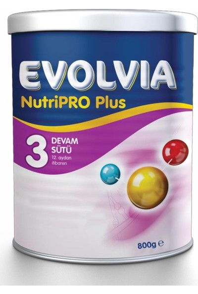 Evolvia Nutripro Plus 3 Devam Sütü 800 gr