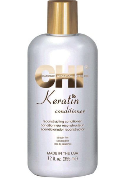 Keratin Saç Kremi 355 ml (Yıpranmış ve Zayıf Saçlar Için Sülfatsız, Parabensiz )