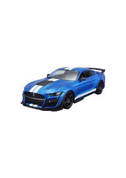 2020 Mustang Shelby GT500 Mavi 1:18 Model Araba