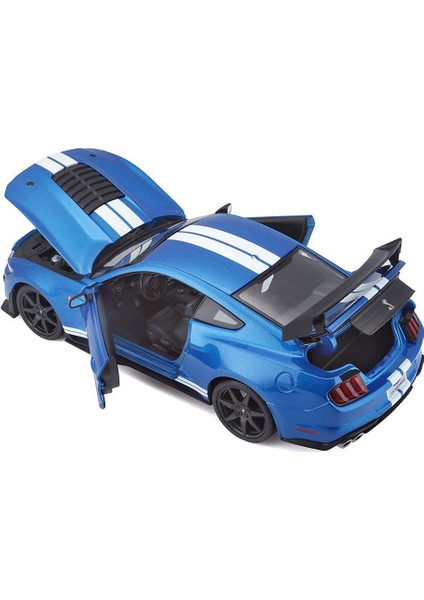 2020 Mustang Shelby GT500 Mavi 1:18 Model Araba