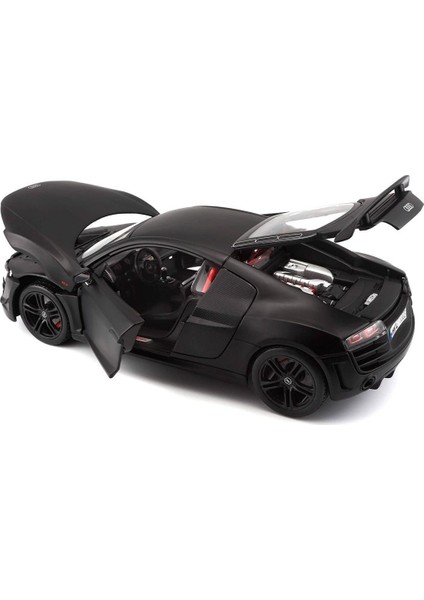 Audi R8 Gt Siyah 1:18 Model Araba