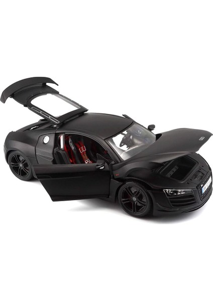 Audi R8 Gt Siyah 1:18 Model Araba