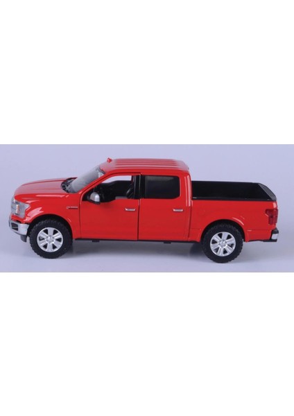 2019 Ford F-150 Lariat Crew Cab Kırmızı 1:27 Model Araba