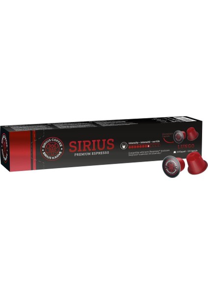 Sirius Special Nesspresso Uyumlu Kapsül Kahve 6 Lungo