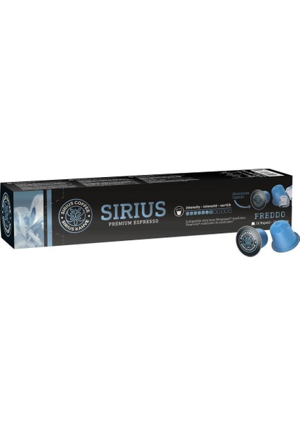 Sirius Special Nesspresso Uyumlu Kapsül Kahve 7 Freddo