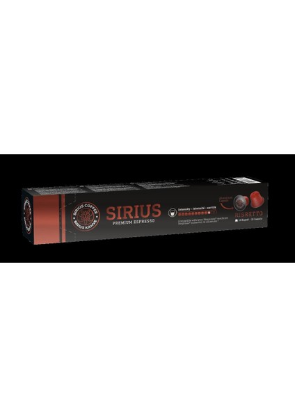 Sirius Special Nesspresso Uyumlu Kapsül Kahve 10 Ristretto