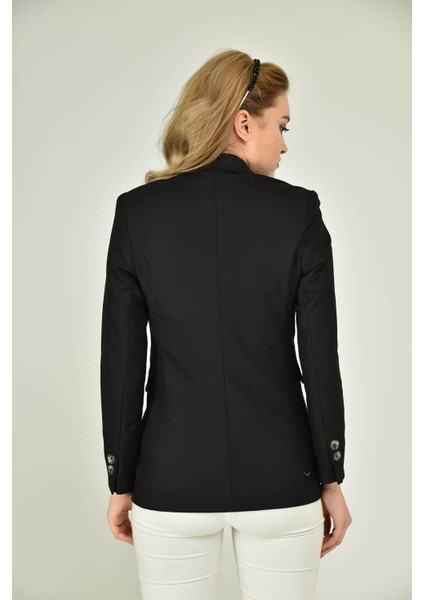 Kadın Düğme Detaylı Blazer Ceket fiyatları