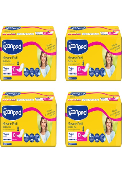 4'lü Mesane Pedi Yoğun Büyük Beden (Bladder Pad Heavy Large)