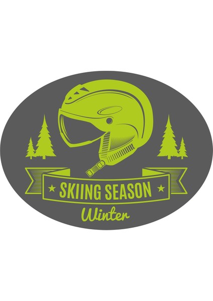 Ski - Kayak - Snowboard Sticker - 24114