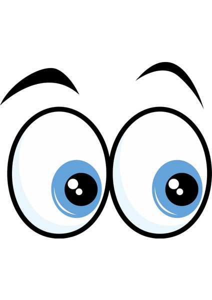 Şaşkın Gözler Sticker - 20038