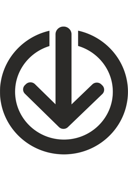 Download - Benzin Depo Kapağı Sticker - 15025