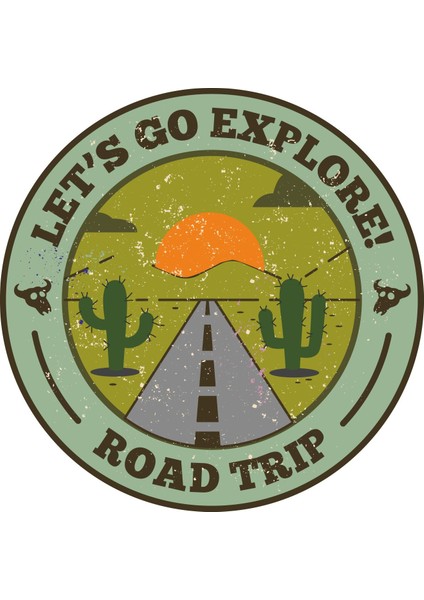 Outdoor Adventure Road Trip Sticker - 22075