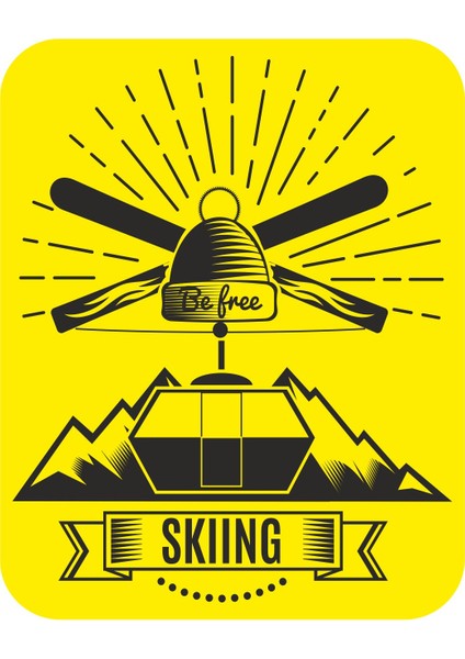 Ski - Kayak - Snowboard Sticker - 24113