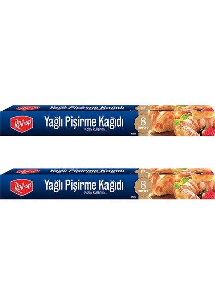 8 m Pişirme Kağıdı 37 cm 2li Kutu Set