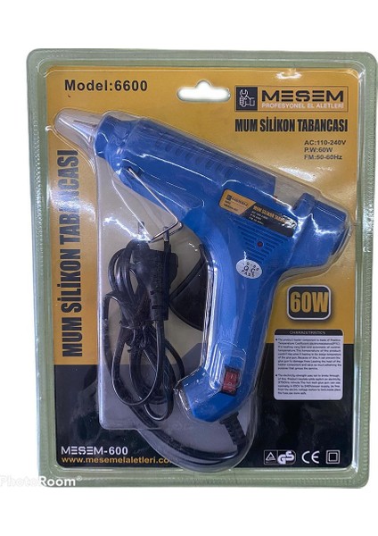 Meşem Mum Silikon Tabancası 60 W