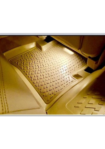 Ford Mondeo 2001-2007 Bej 3D Havuzlu Paspas
