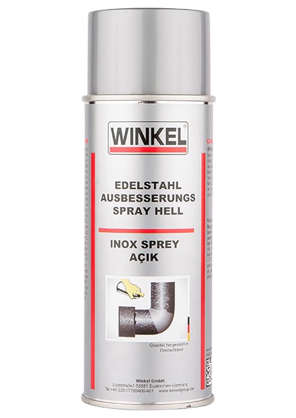 Paslanmaz Inox Sprey Açık Ton 400ML.