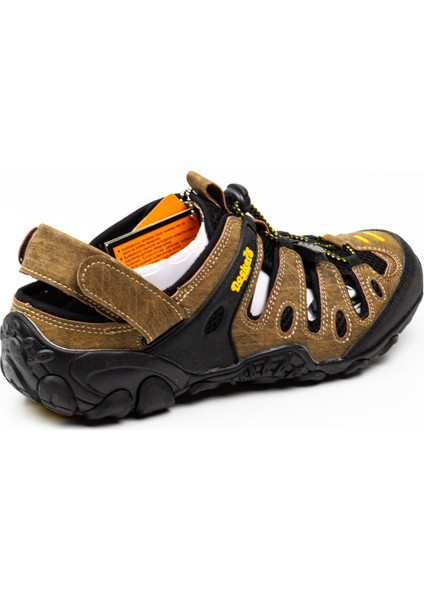 216504 Kahverengi Erkek Sandalet fırsatları
