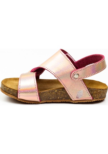 510 T 2002 Rose Deri Kız Bebek Sandalet modelleri