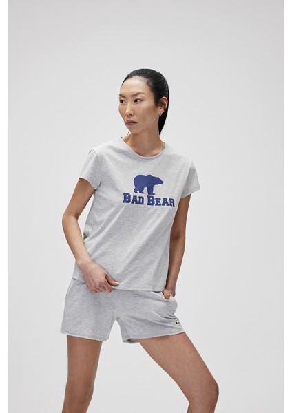 Bad Bear Kadın GRİ MELANJ T-Shirt