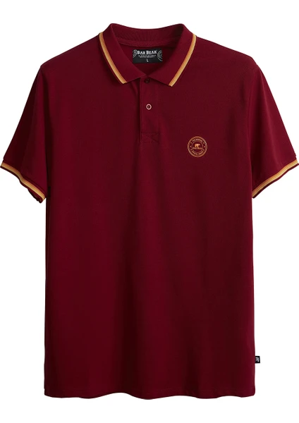 Bad Bear Erkek MAROON Polo Yaka T-shirt