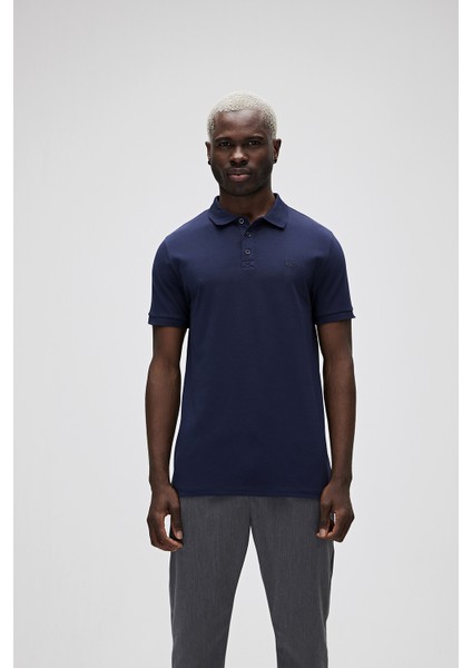 Erkek NAVY Polo Yaka T-shirt