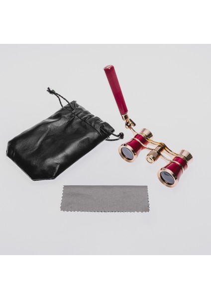 Tiyatro / Opera Dürbünü 3X25 - Prinç Metal Kaplamalı - Retro