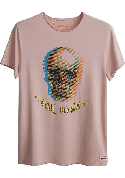 Erkek PUDRA PEMBE T-Shirt