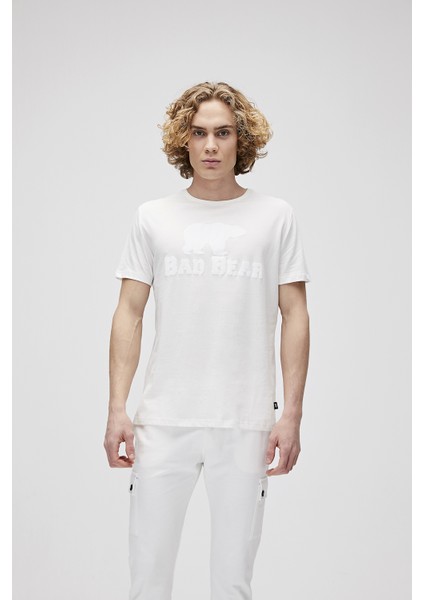 19.01.07.002 Bad Bear Tee Beyaz Erkek T-Shirt