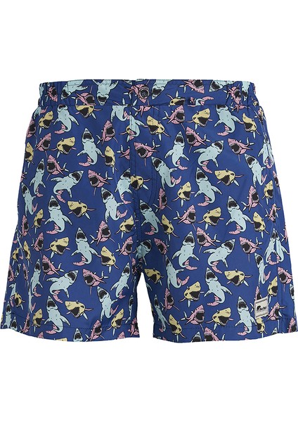 Erkek indigo Deniz Şortu