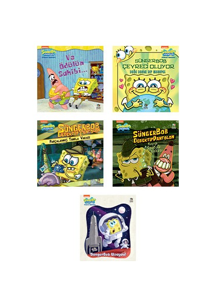 Sünger Bob 5 Kitap Takım
