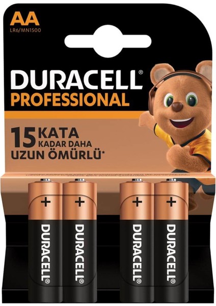 Professional Kalem Pil Aa 4'lü