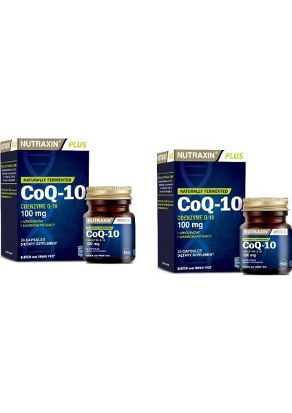 Coq-10 100 Mg 30 Softgel x 2 Adet