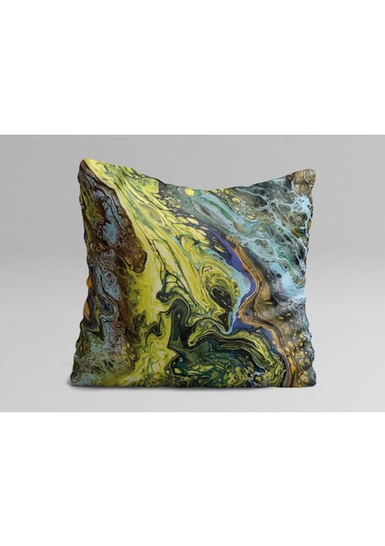 Ebru Desenli Üçlü Yastık Kılıfı Seti fırsatları