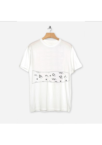 Su Yolu - Geometrik Tasarımlı T-Shirt