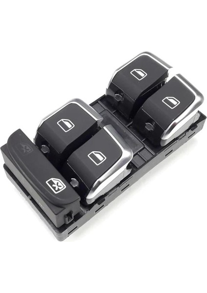 Audi A4 2013-2015 Sol Cam Düğmesi Cam Kilitli Krom 8K0959851F