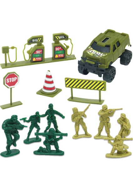 Poşetli Arabalı Asker Seti
