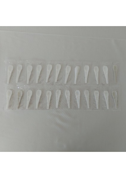 Plastik Dondurma Kaşığı 8 cm Tek Tek Paketli 756 Adet