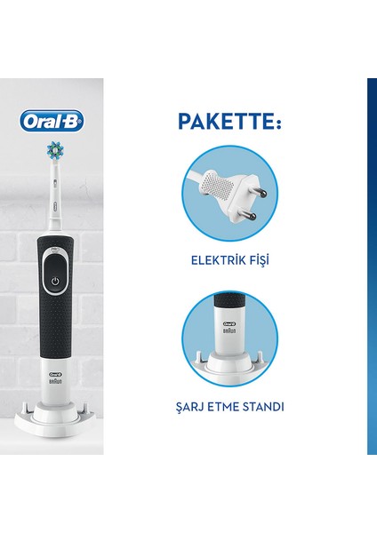 D150 Şarjlı Diş Fırçası + Yedek Başlık + Old Spice Duş Jeli 50 ml