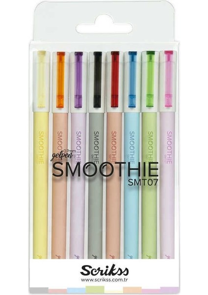 Smoothie Jel Kalem 8'li + Noki Film Index 5'li + Perfore Kalemlik Siyah modelleri