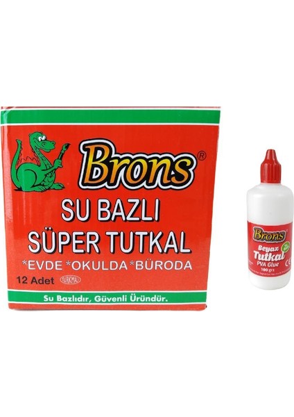 BR-408 Su Bazlı Beyaz Tutkal 100 gr 12'li