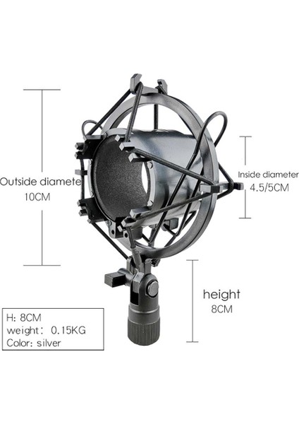 SM-709 Stüdyo Mikrofon Shock Mount