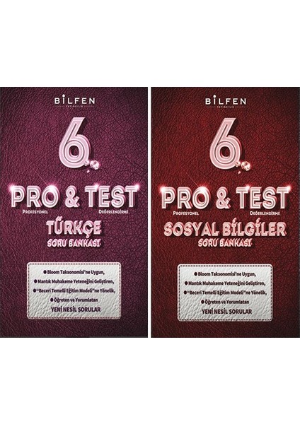6. Sınıf Protest Türkçe & Sosyal Bilgiler Soru Bankası Seti