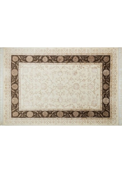 Versailles 818-A ivoryd.Brown El Dokuma Halı